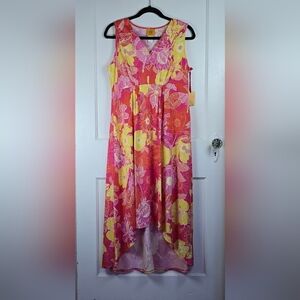 NWT Ruby Rd. Tropical Hi Lo Dress S